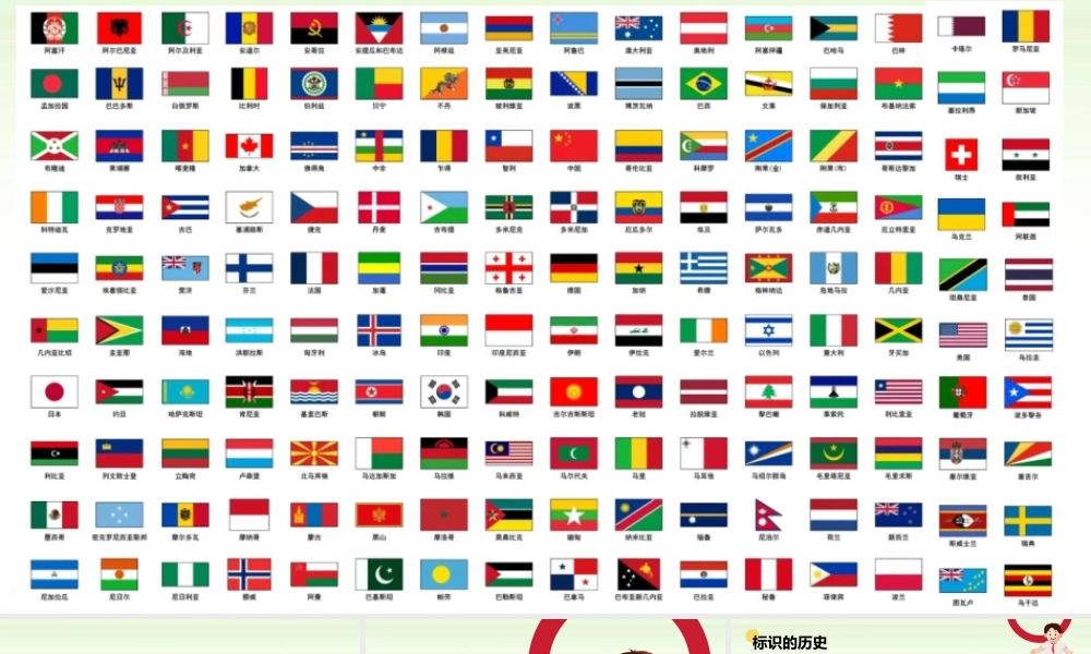 苏少版一年级美术下册教学课件-认识标识（课件）.pptx