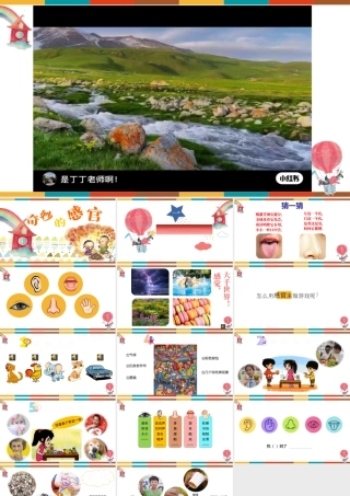 打开我们的感官（课件）（2024）美术一年级上册.pptx