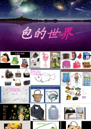 五年级上册美术课件－11包的世界（一） ｜苏少版  (共17张PPT).ppt