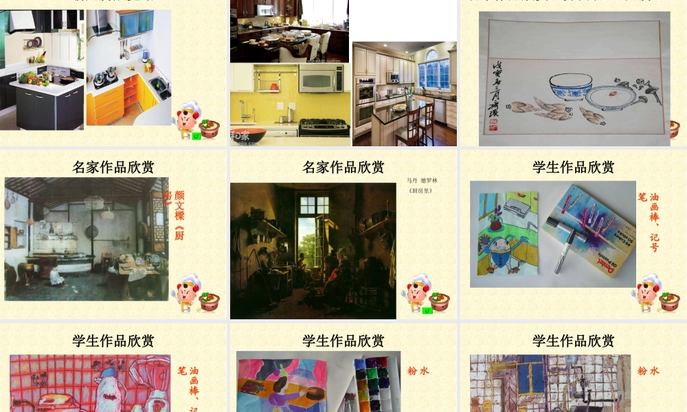 苏教小学美术三下《第10课厨房》PPT课件.ppt