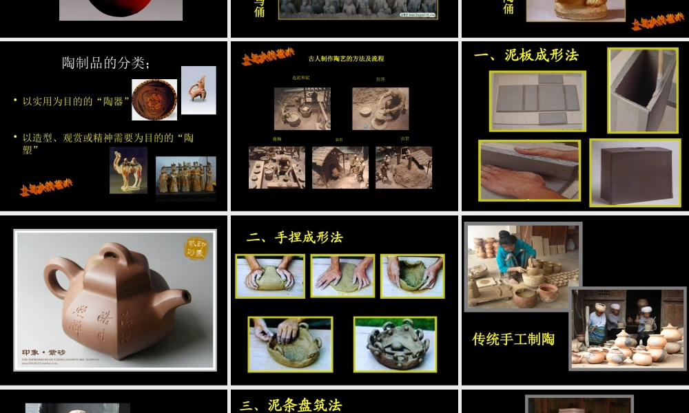 土与火的艺术（二）（课件）苏少版美术四年级下册.pptx