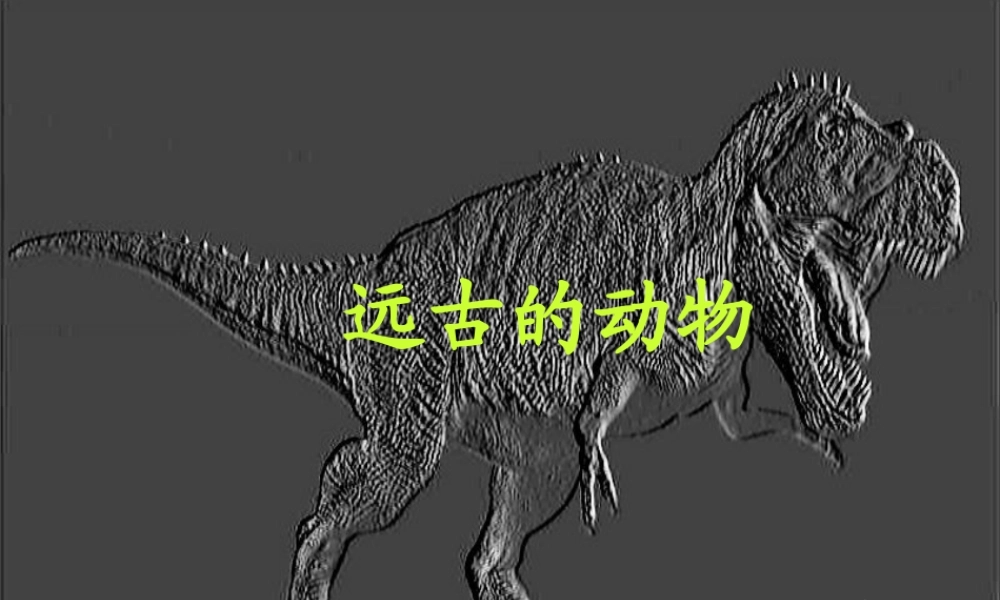 苏教小学美术三下《第14课远古的动物朋友》PPT课件.ppt