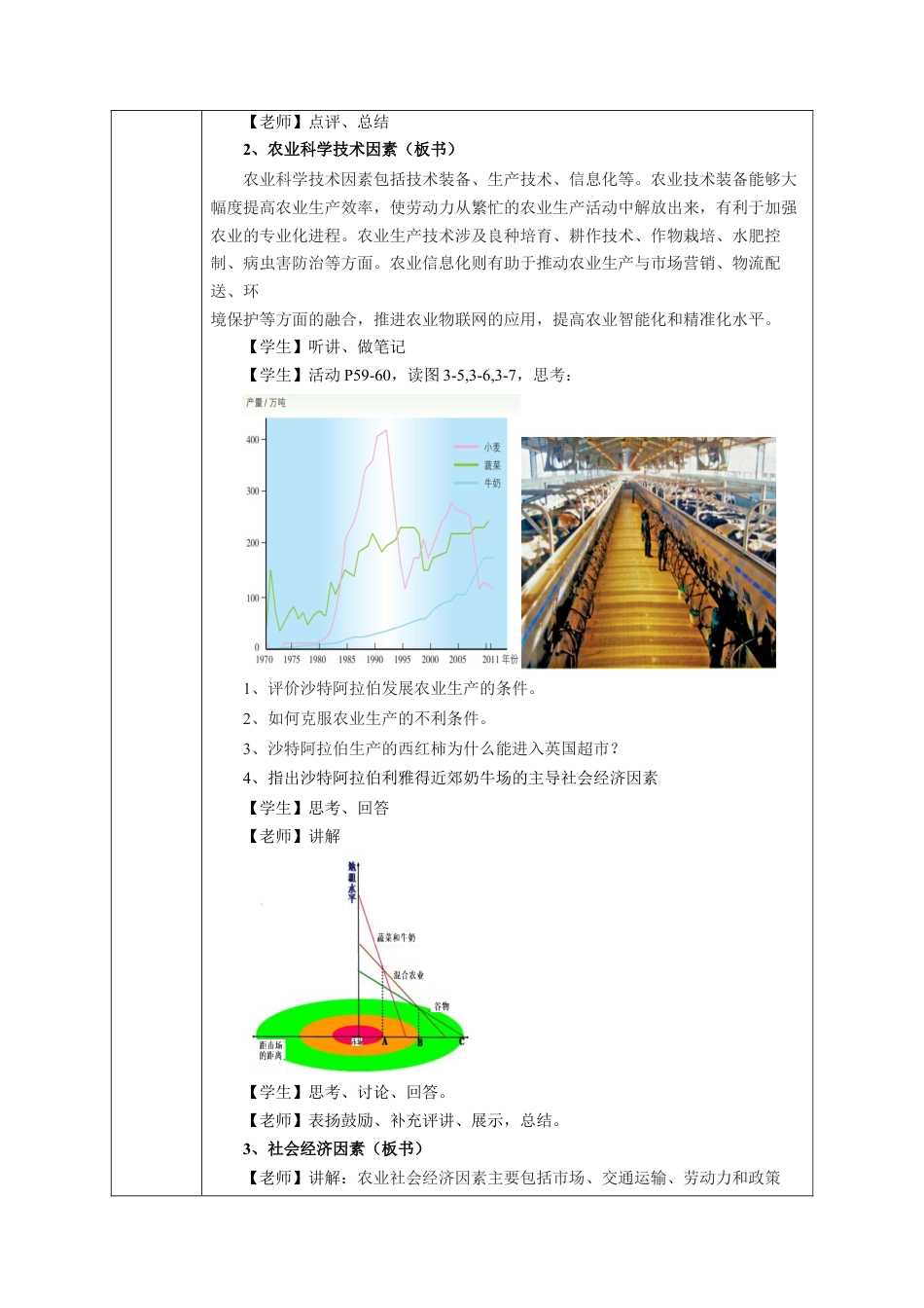 【新教材】3.1 农业区位因素与农业布局（第1课时）教学设计（2）-湘教版高中地理必修第二册.docx_第3页