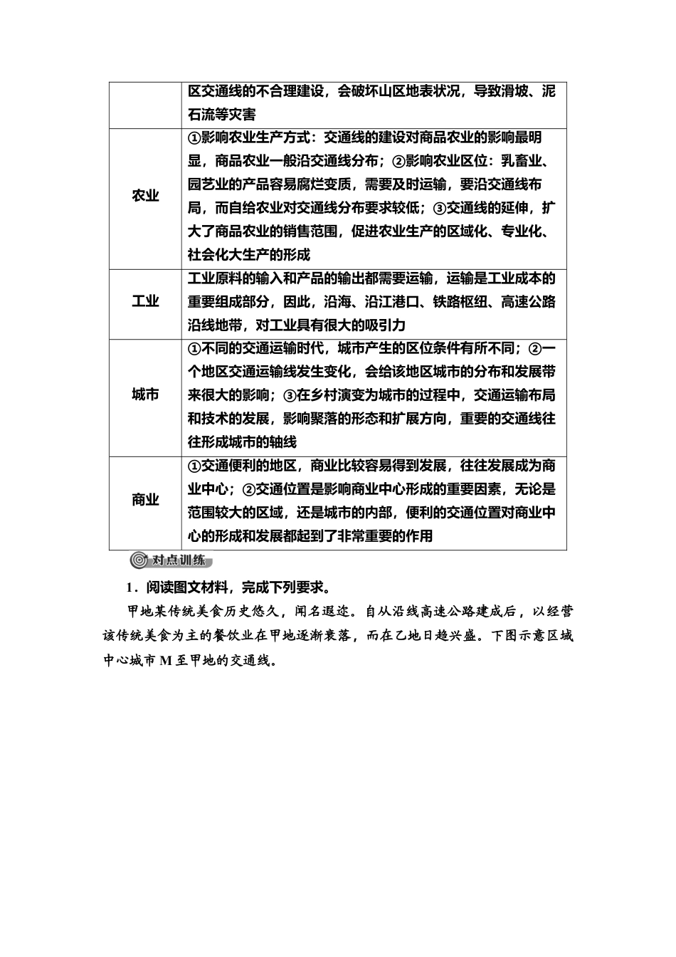 湘教版高中地理必修第二册 第4章 章末小结与测评.doc_第2页