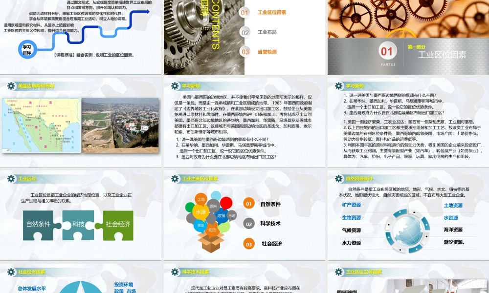 3.2工业区位因素工业布局-名师课堂-优质课件-高一地理新教材湘教必修二.pptx
