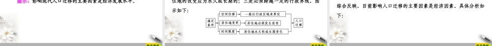 高一地理新教材湘教必修第二册 第1章 第2节　人口迁移.ppt