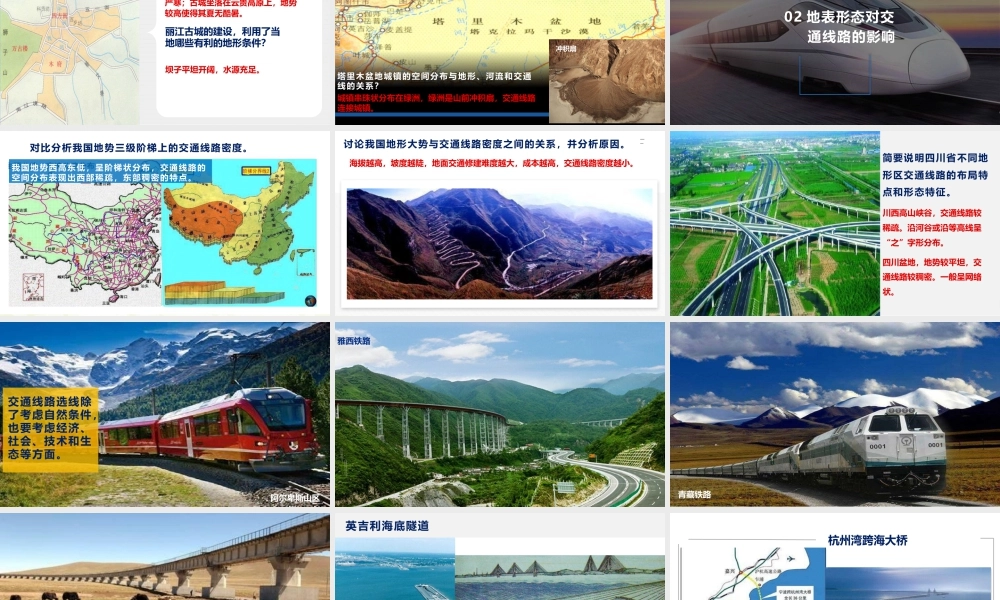 【新教材】2.3 地表形态与人类活动（课件）-湘教版高中地理选择性必修Ⅰ(共35张PPT).pptx