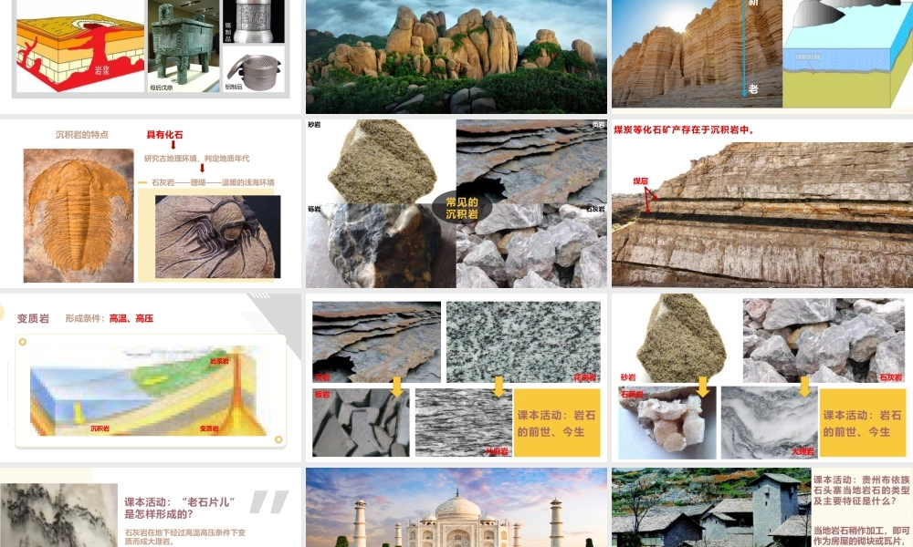 【新教材】2.1 岩石圈物质循环（课件）-湘教版高中地理选择性必修Ⅰ(共32张PPT).pptx