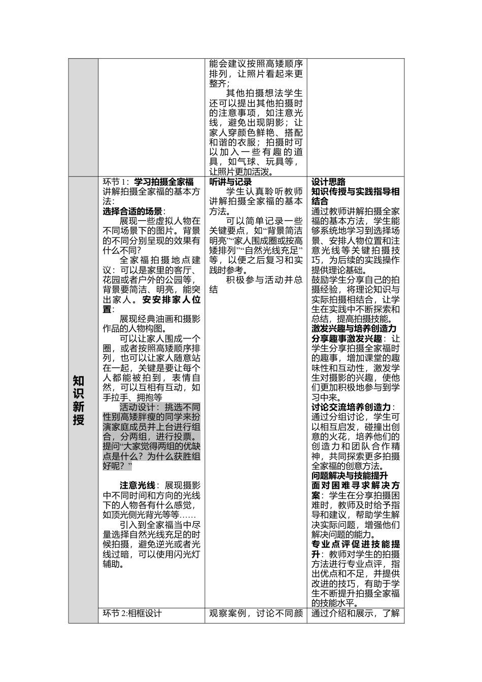 湘美版小学美术一年级下册第二单元第3课《打扮相框》教学设计.doc_第3页