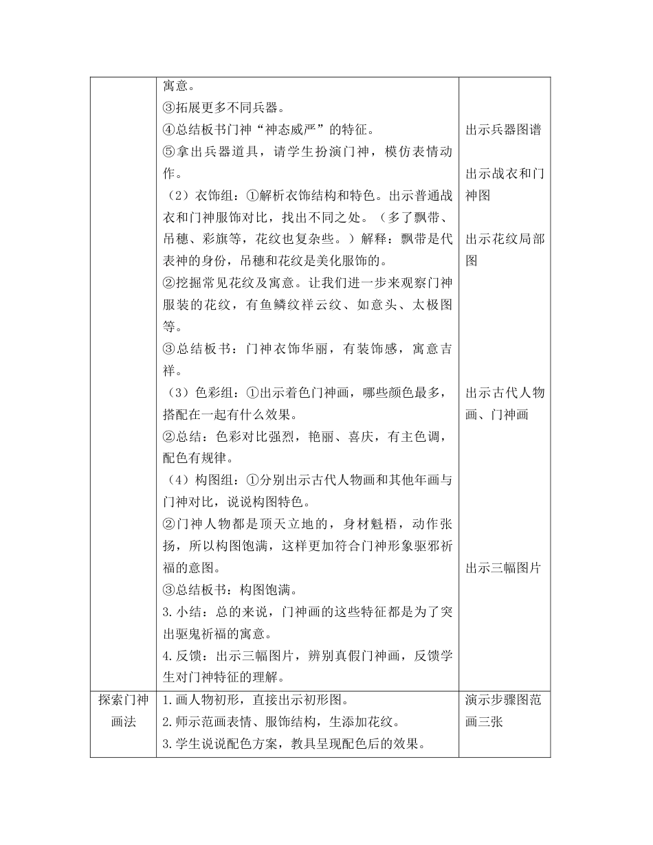 湘美版四年级美术下册-《春节到》精品教案（活动一）.doc_第2页