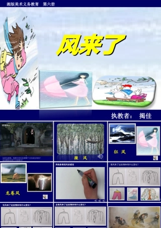湘美版小学美术三年级下册-《风来了》名师课件.ppt