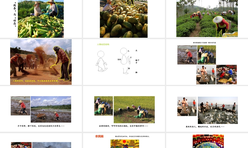 湘美版小学美术三年级下册-《农家乐》参考课件.ppt