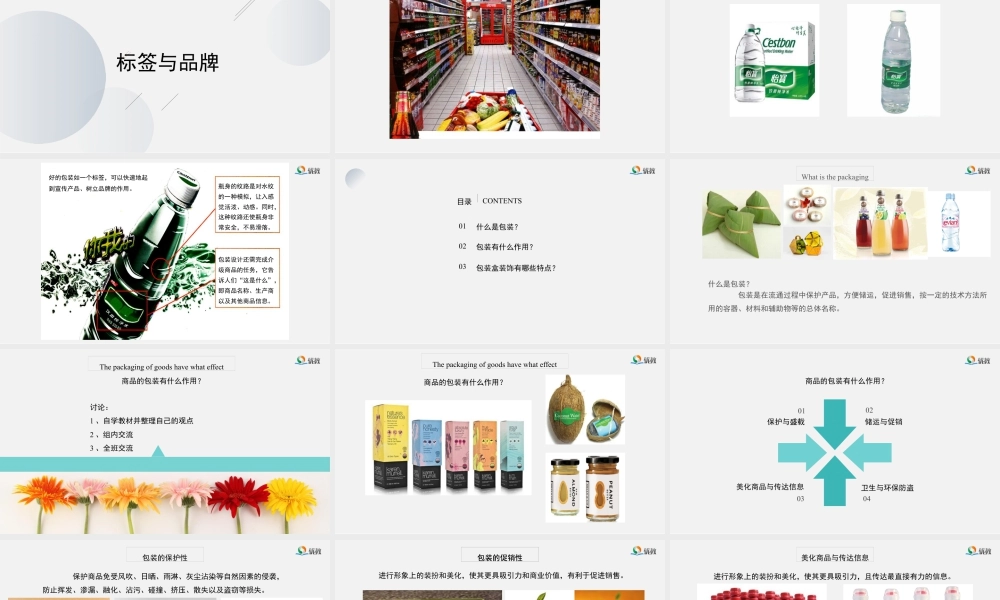 湘美版小学美术六年级下册-《标签与品牌》精品课件新.pptx