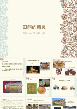 湘美版小学美术六年级上-《田间的精灵》参考课件.ppt