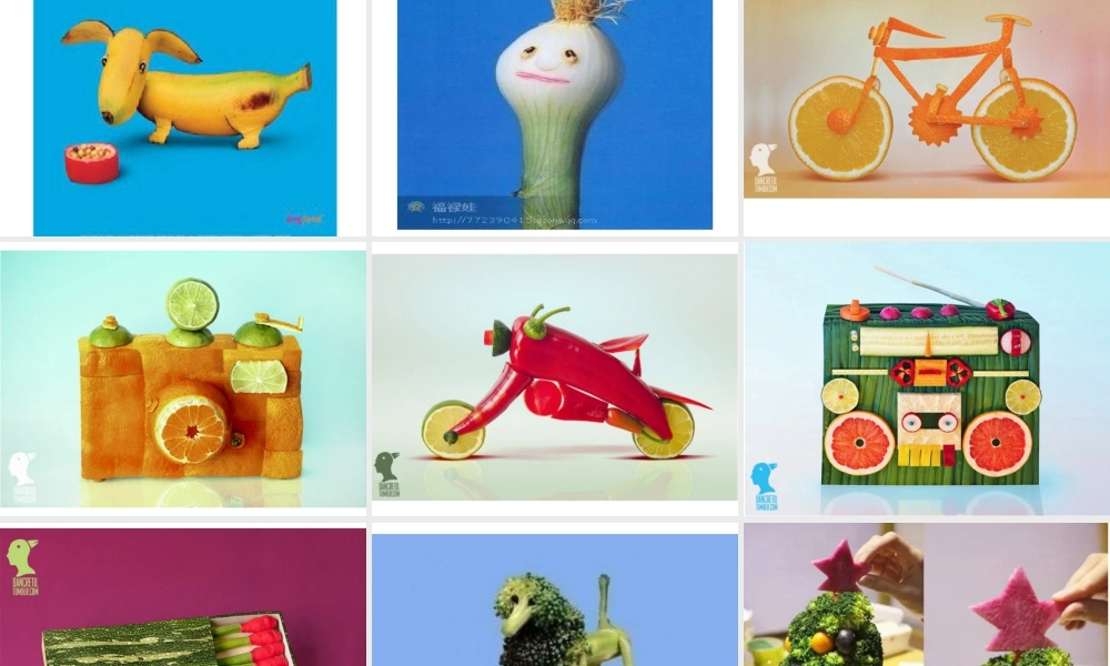 湘美版四年级美术下册-《蔬果的联想》课件.ppt