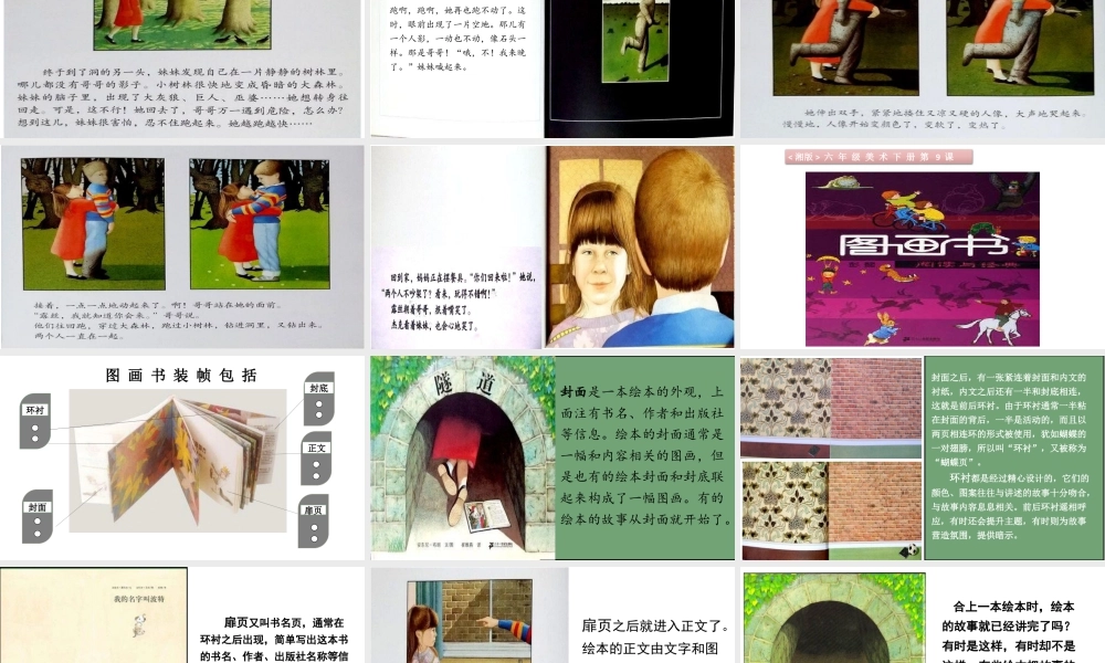 湘美版小学美术六年级下册-《图画书》名师课件.pptx