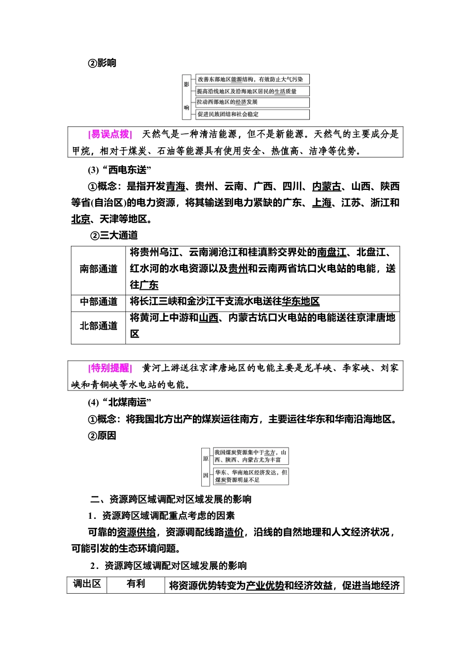 第3章 第2节　资源跨区域调配对区域发展的影响 教师用书-湘教版高中地理选择性必修2.doc_第2页