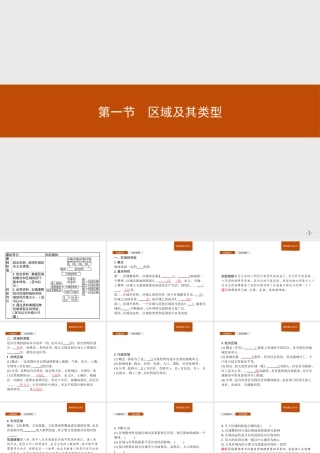 第一章　第一节　区域及其类型 课件-湘教版选择性必修二地理.pptx