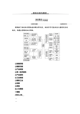 第2章 区域发展 章末小结与测评 教师用书-湘教版高中地理选择性必修2.doc