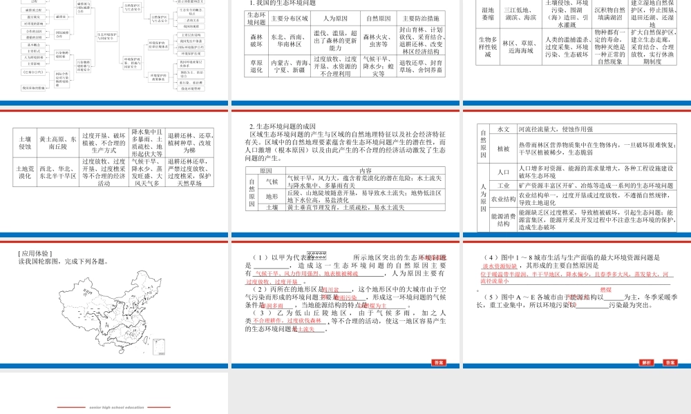 湘教版高中地理必修三课件-章末专题复习 三.pptx