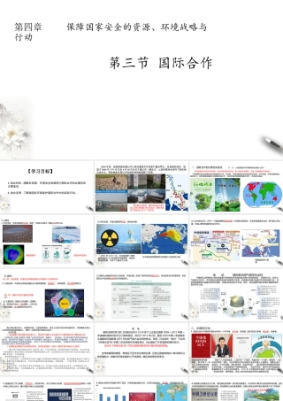 湘教版高中地理必修三课件-4.3国际合作 课件.pptx