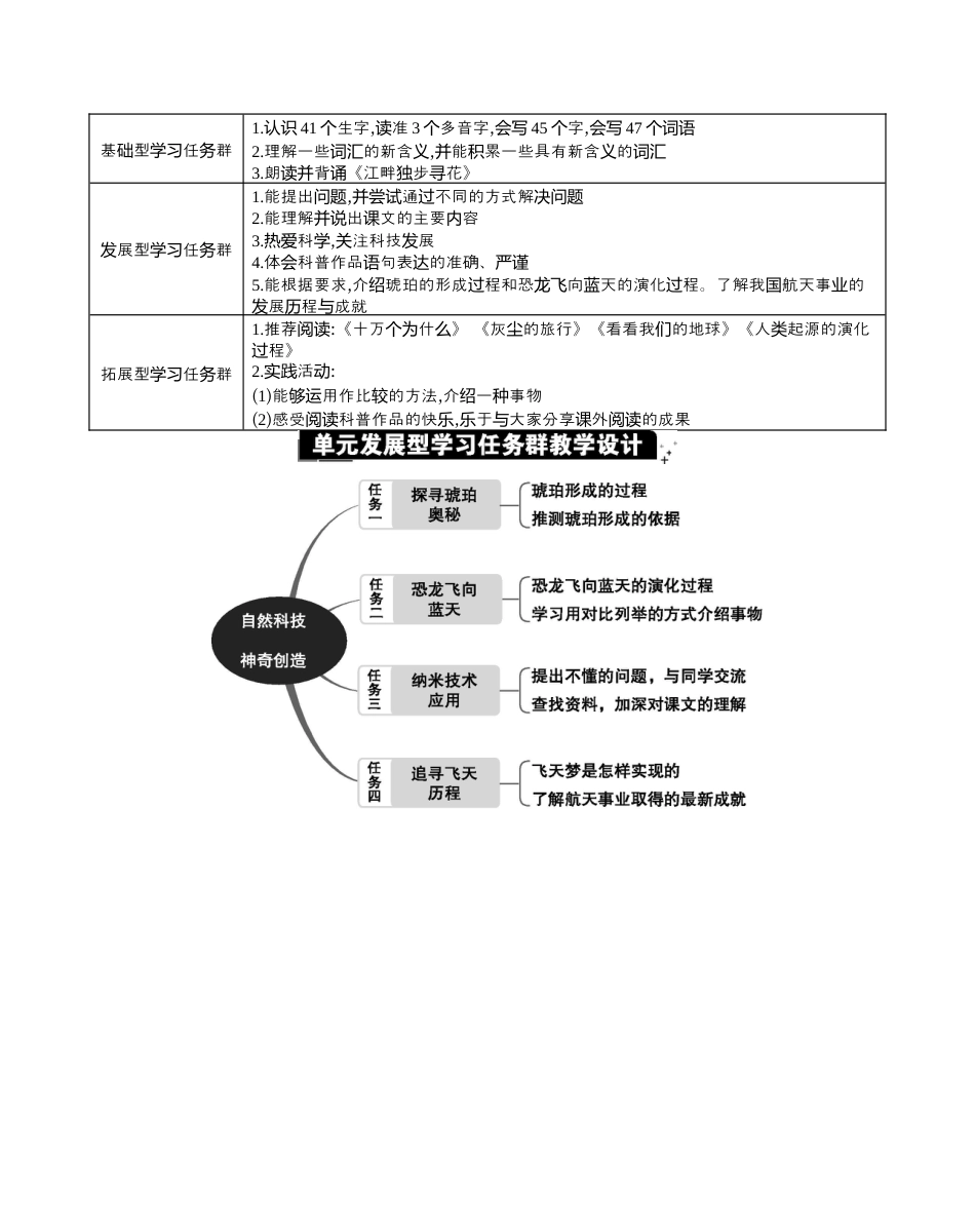 小学语文四年级下册-第二单元单元分析（2026春）.docx_第2页