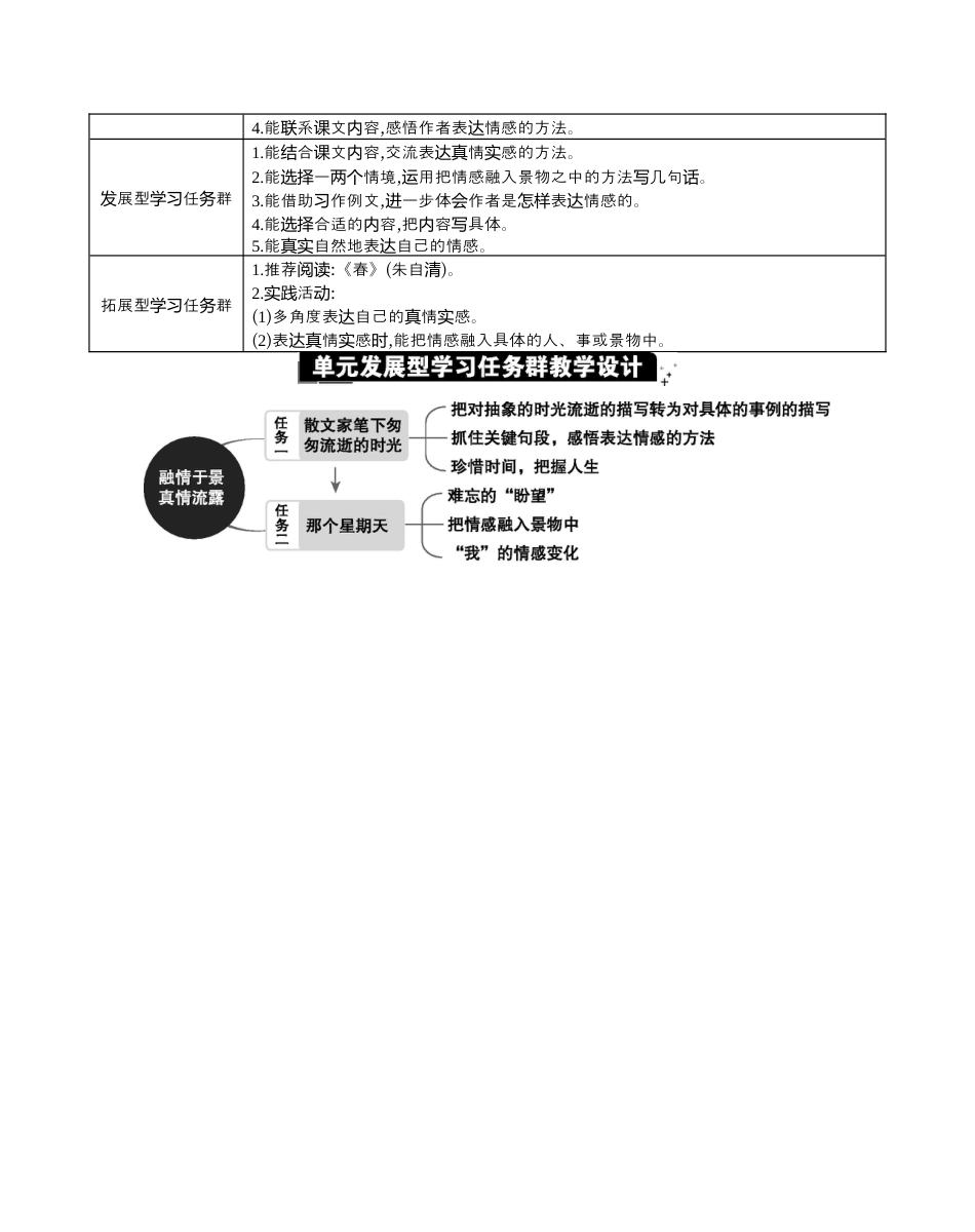 小学语文六年级下册第三单元单元分析（2026春）.docx_第2页
