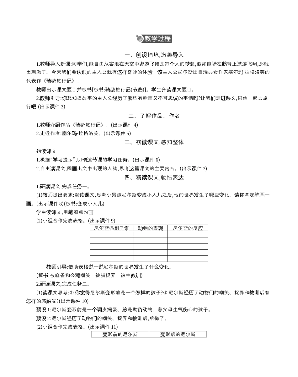 小学语文六年级下册6 骑鹅旅行记（节选） 精华版教案（2026春）.docx_第2页