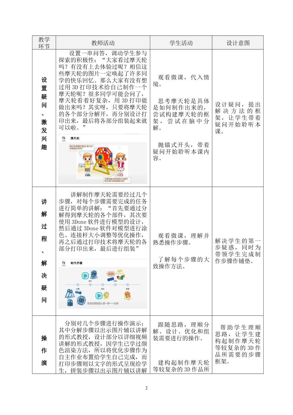 粤教版小学信息技术课时教案_第17课《摩天轮》-05-第17课《摩天轮》-教学设计.docx_第2页