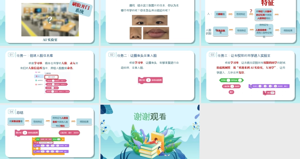 粤教版小学信息技术-神奇的门禁系统——走进人脸识别（上）-课件.ppt