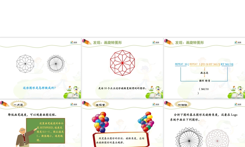 泰山版小学信息技术课件-《画旋转图形》优教课件.ppt