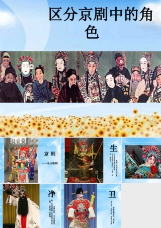 人美版美术六年级下册课件-区分京剧中的角色.ppt