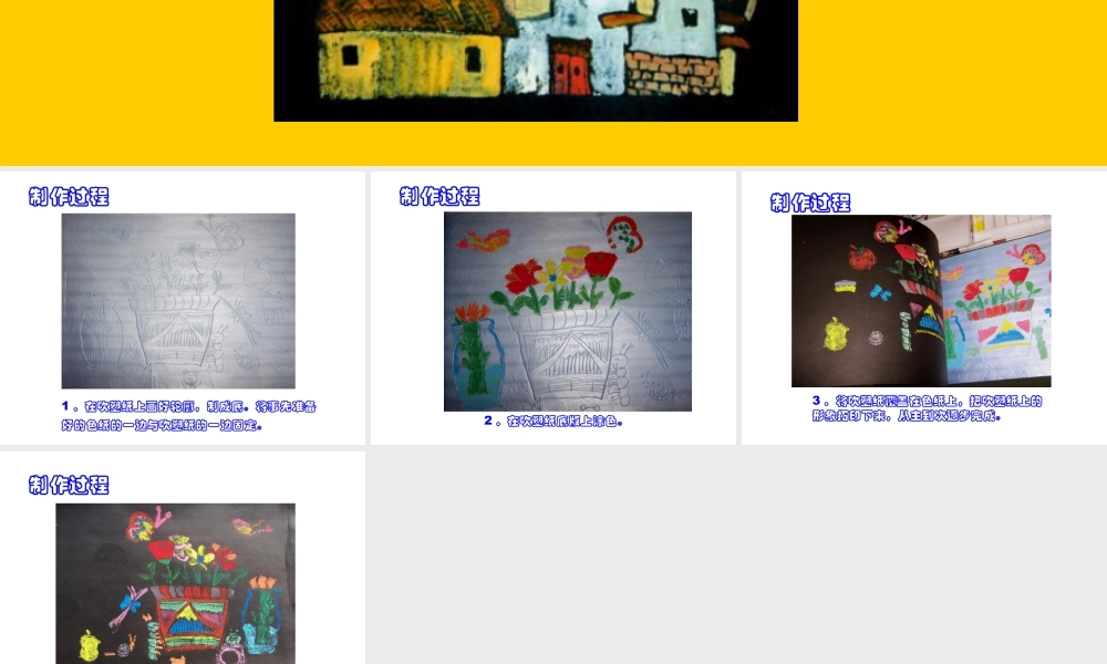 人美版美术六年级下册课件-粉印纸版画制作.ppt