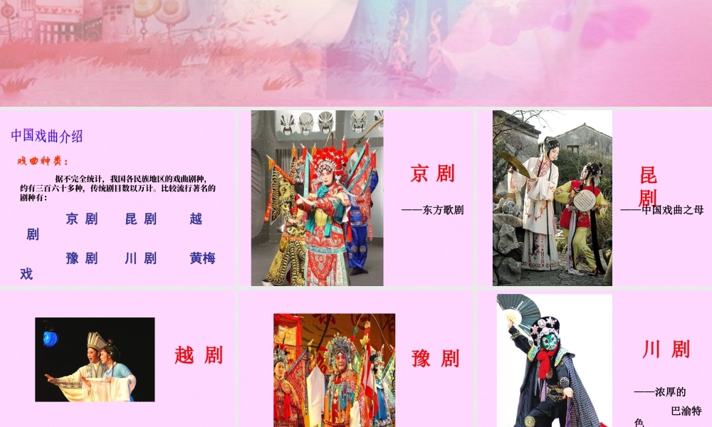 人美版美术六年级下册课件-《精彩的戏曲》课件.ppt