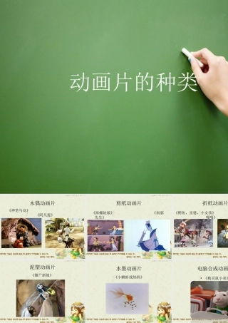 人美版美术六年级下册课件-动画片的种类.ppt