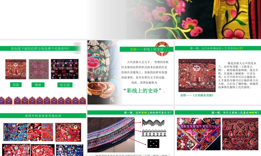 人美版小学五年级下册美术课件-第09课_多彩的民族传统纹样.pptx