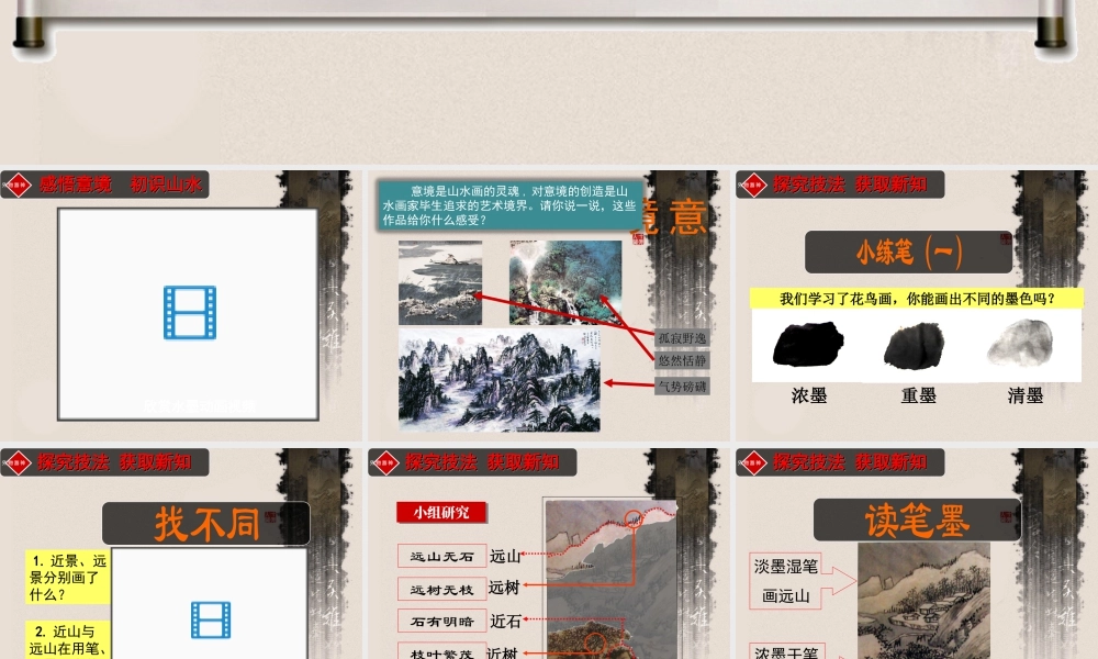 人美版小学五年级下册美术课件-第15课_山水画.ppt