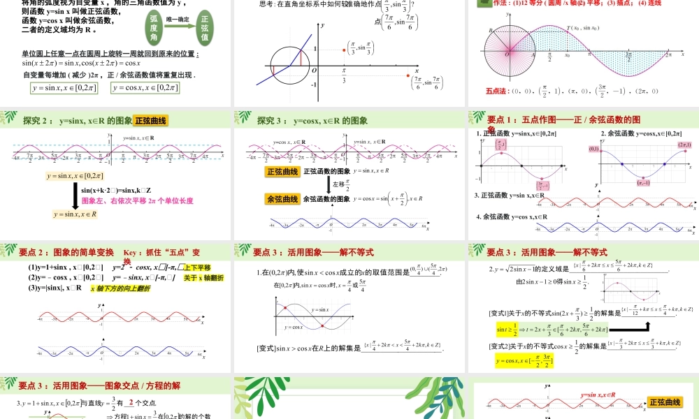 新人教版高中数学必修一全套优质同步ppt课件-5.4 三角数的图象与性质(含3课时).pptx