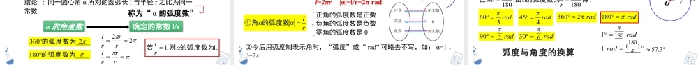 新人教版高中数学必修一全套优质同步ppt课件-5.1 任意角和弧度制(含2课时).pptx