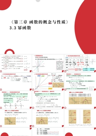 新人教版高中数学必修一全套优质同步ppt课件-3.3 幂函数.pptx