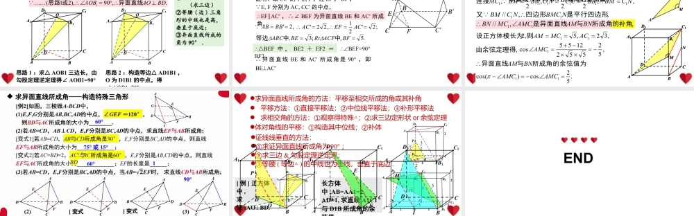 新人教版高中数学必修二全套优质同步ppt课件-8.6.1 直线与直线垂直.pptx