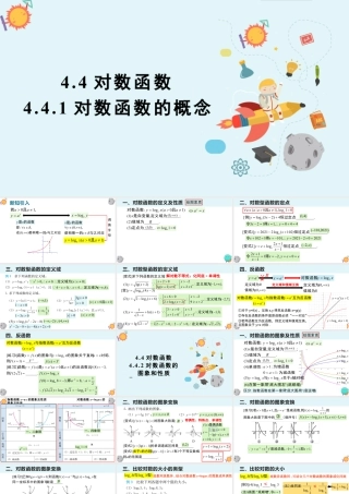新人教版高中数学必修一全套优质同步ppt课件-4.4 对数函数(含3课时).pptx