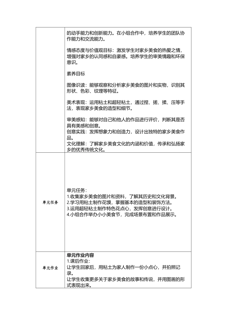 人美版美术一年级上册-第四单元 大单元教学设计.docx_第3页