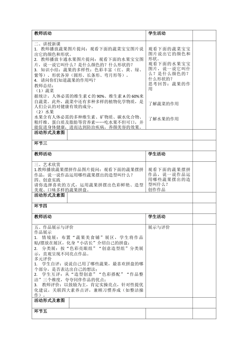 第2课  蔬果大拼盘教案-人美版小学美术二年级下册.docx_第2页