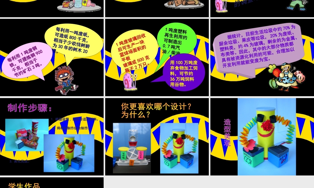 《变垃圾为宝》课件-人美版小学美术三年级下册.ppt