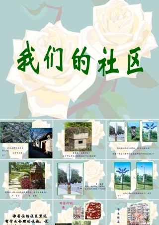 《我们的社区》课件-人美版小学美术三年级下册.ppt