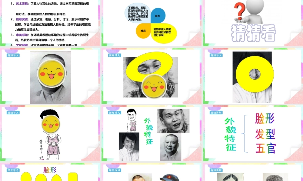 第2课 画人像 课件-人美版小学美术五年级上册.pptx