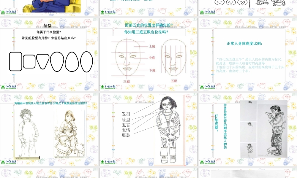 第2课 人美版美术五上《画人像》PPT课件 (5).ppt