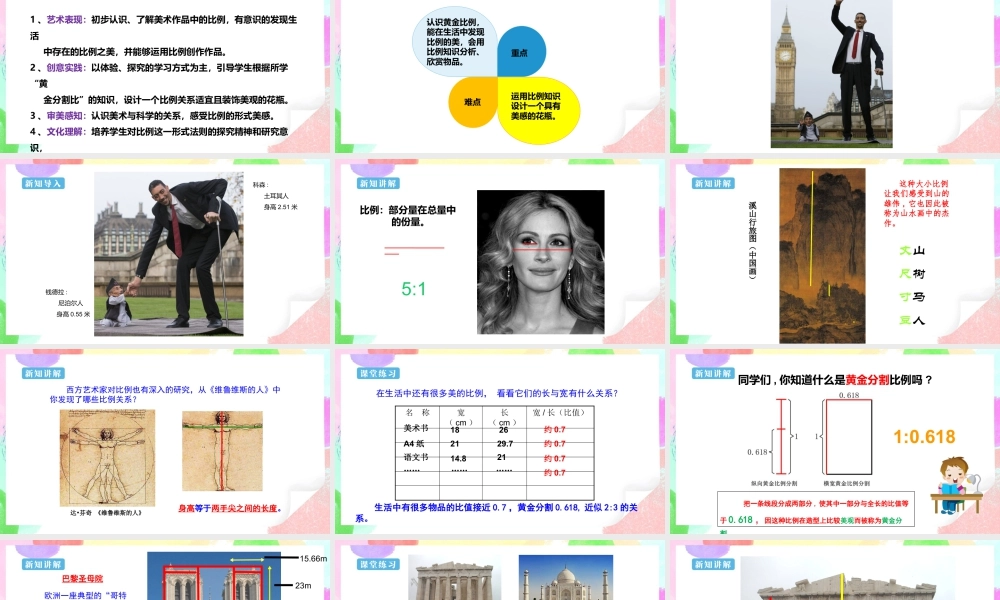 第6课 美术中的比例 课件-人美版小学美术五年级上册.pptx