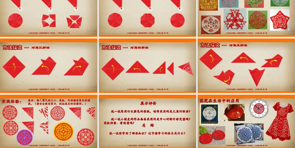 人美版美术二年级上册第七课《百变团花》课件.ppt